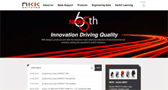 Desktop Screenshot of nkk.com