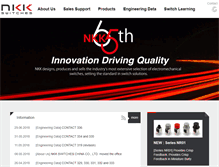 Tablet Screenshot of nkk.com