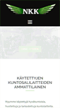 Mobile Screenshot of nkk.fi